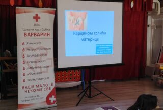 Сарадња са патронажном службом Дома здравља и Црвеним крстом – трибина о превенцији карцинома грлића материце