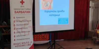 Сарадња са патронажном службом Дома здравља и Црвеним крстом – трибина о превенцији карцинома грлића материце